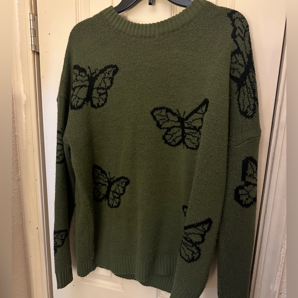 Vintage style butterfly sweater